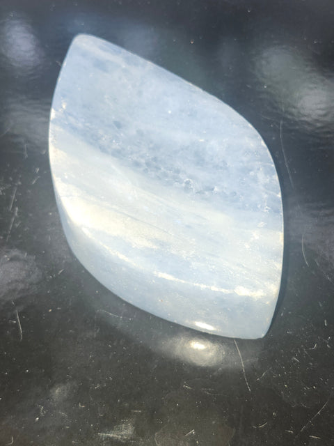 Blue calcite offering bowl/ soap dish! 14 ounces, 5 inches