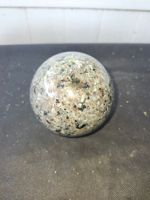 1.15 pound, 4 inch, yooperlite flame stone sphere