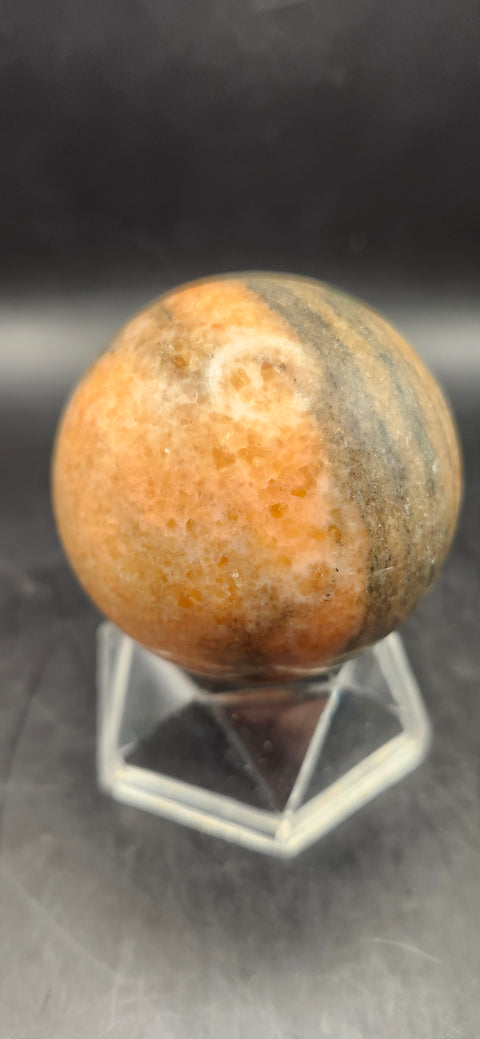 Calcite sphere! 51.9mm, 2 inches, 7 ounces