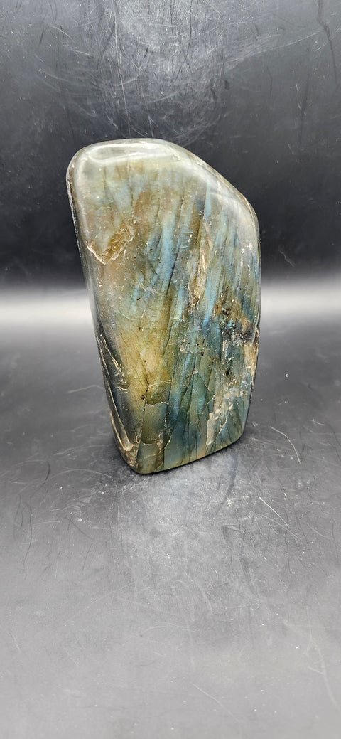 Labradorite free form! 4.25 inches by 2.5 inches, 1 pound