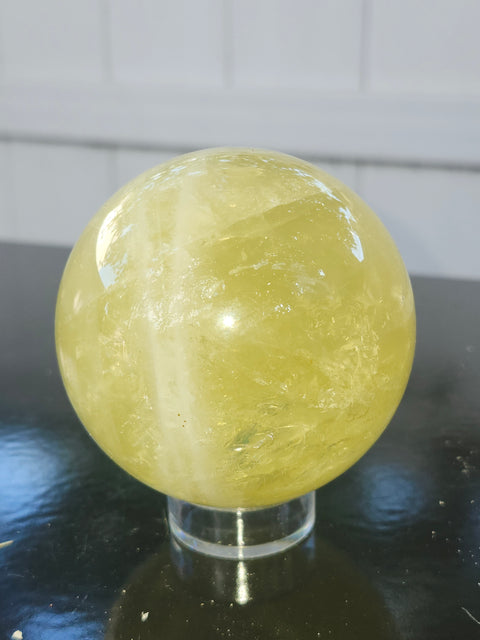 Citrine sphere! 1.1 pound, 70mm, 2.77 inches