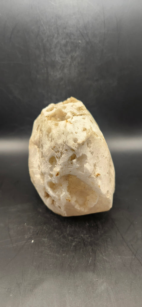 Calcite free form! 1.6 pounds, 4.1 inches wide, 3.1 tall