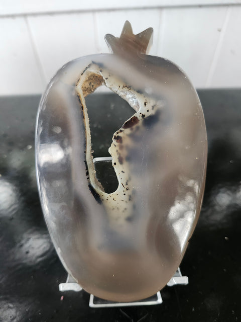 Druzy agate pepper! 9 ounces, 5 inches