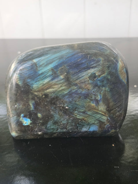 Labradorite free form! 1.2 pounds, 3.8 inches wide, 2.7 inches tall