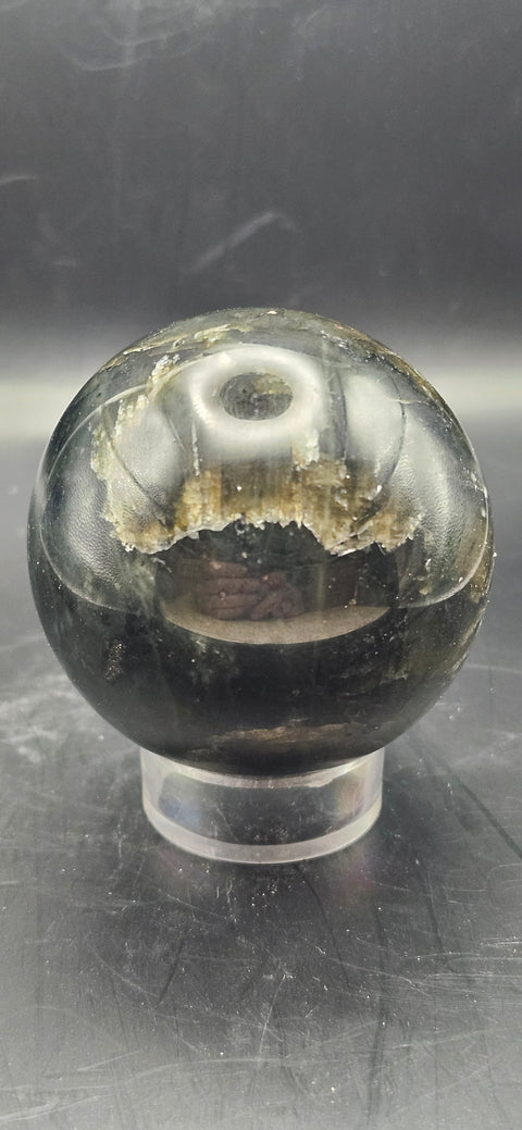 Labradorite sphere. 57.5mm, 2.26 inches, 9.4 ounces!