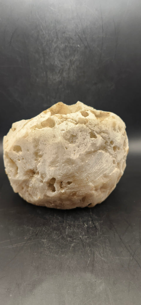 Calcite free form! 1.6 pounds, 4.1 inches wide, 3.1 tall