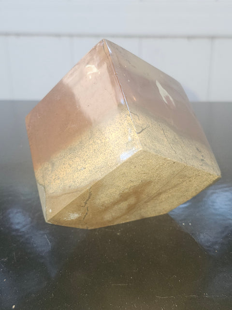 Dendritic jasper balancing cube! 1.7 pounds, 2.8 by 2.9 inches