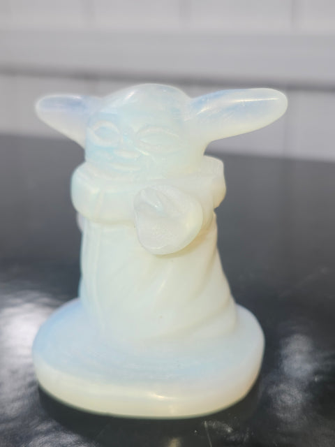 Opalite yoda! 4.4 ounces, 2.3 inches
