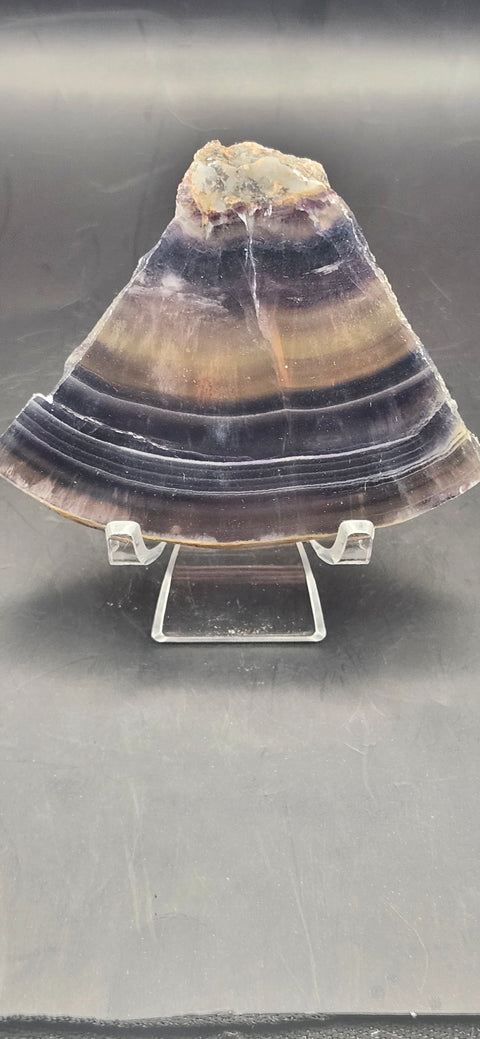 Mini blue,green purple florite slab! 3.25 inches, 3.8 ounces