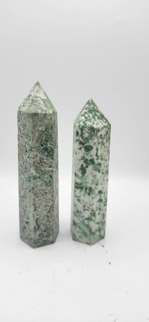 Tree agate tower! 4 inches, 4 ounces