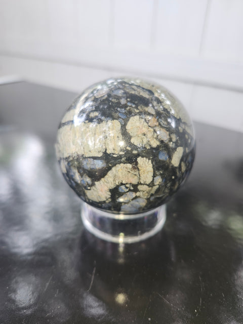 Llanite que sera sphere! 12.5 ounces, 64.7mm 2.55 inches