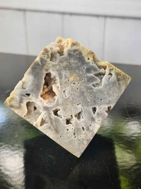 Druzy agate balancing cube! 1.1 pound, 63.1mm by 62.8mm