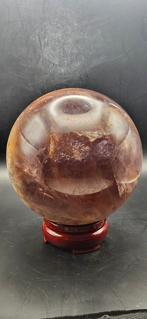 Massive druzy agate sphere! 4.1 pounds, 102.2mm, 4 inches