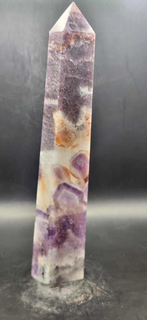 Large amethyst tower! 7 inches tall, 12 ounces.