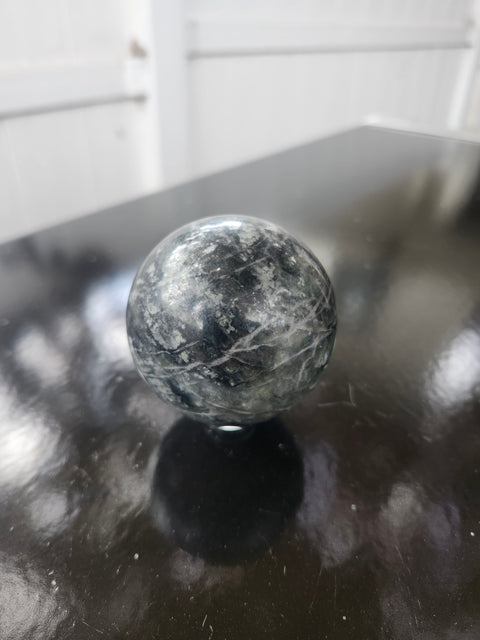 55.5mm, 2.18 inch, 8.5 ounce Serpentine sphere