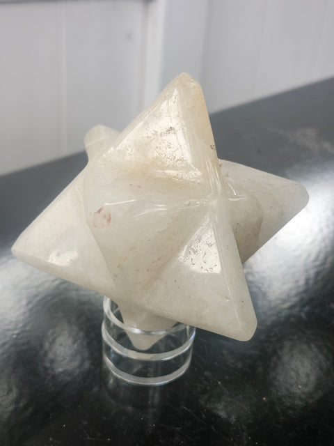 Ferruginous quartz mercaba! 2.3 inch by 2.3, 12 ounces