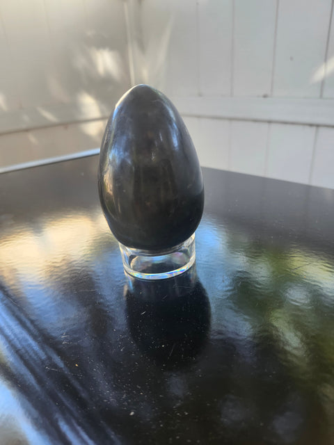 14.8 ounce, 3.5 inch Labradorite egg