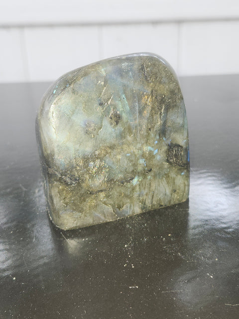 Labradorite free form! 9 ounces, 2.5 inches wide, 2.3 inches tall