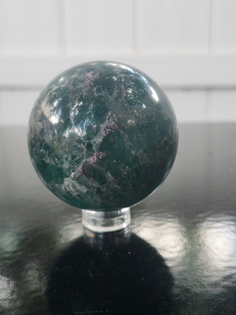 Florite sphere! 6 ounces, 49mm, 1.9 inches