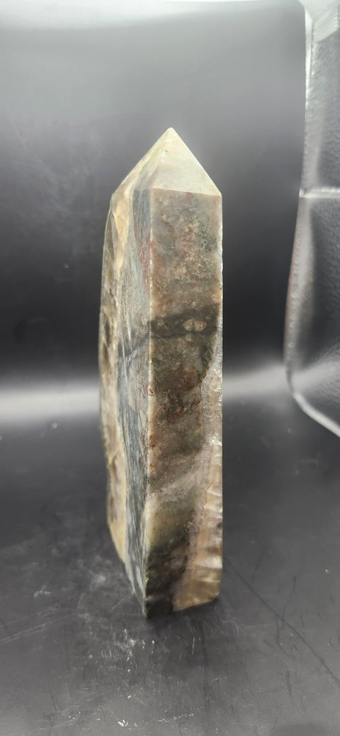 Druzy agate free form tower! 1.1 pounds, 5.45 inches