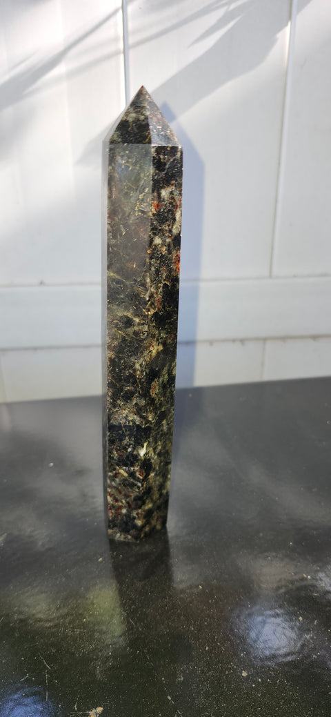 Large afrvedsonite tower! 7.5 inches, 13 ounces