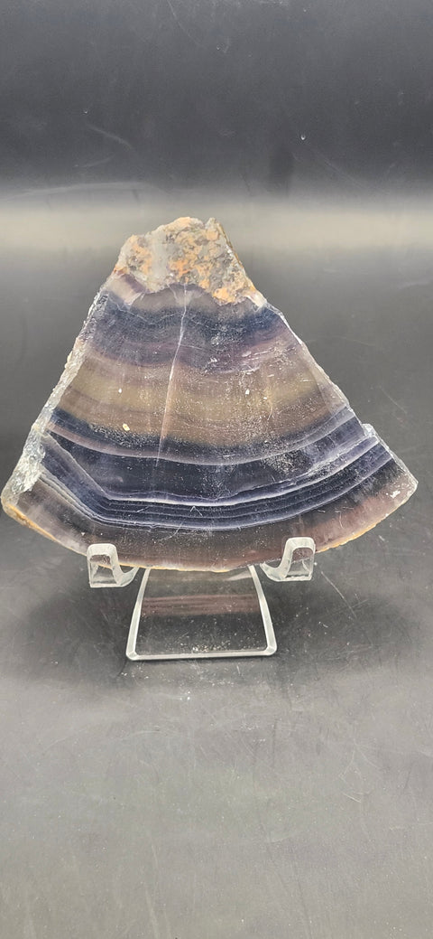 Mini blue,green purple florite slab! 3.25 inches, 3.8 ounces