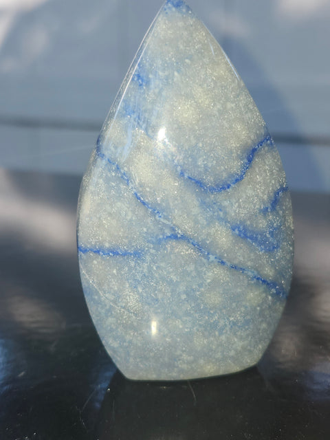 Blue aventurine tear tower! 3.1 inch, 4.2 ounces