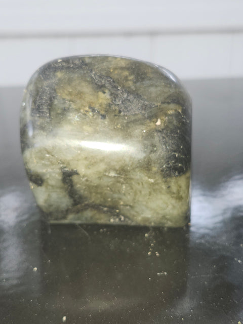 Labradorite free form! 9 ounces, 2.5 inches wide, 2.3 inches tall