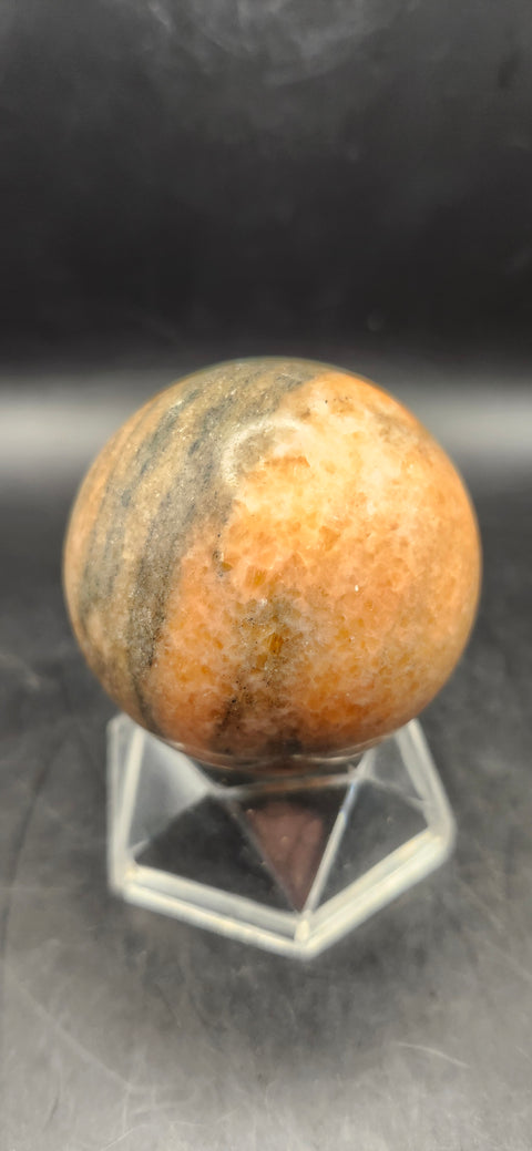 Calcite sphere! 51.9mm, 2 inches, 7 ounces