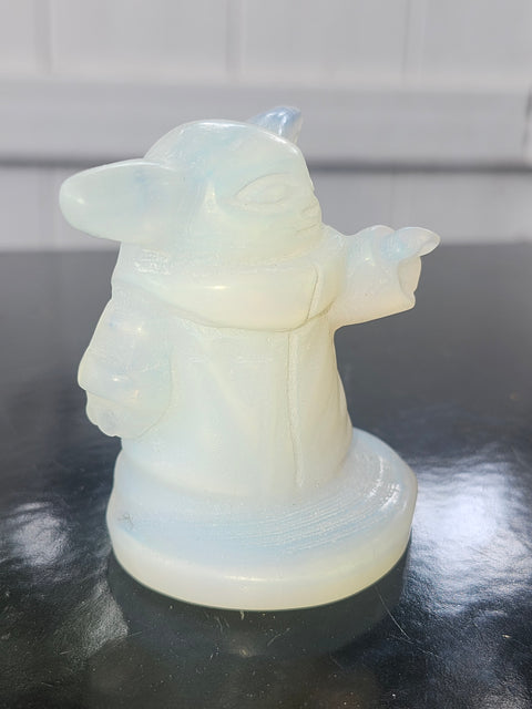 Opalite yoda! 4.4 ounces, 2.3 inches