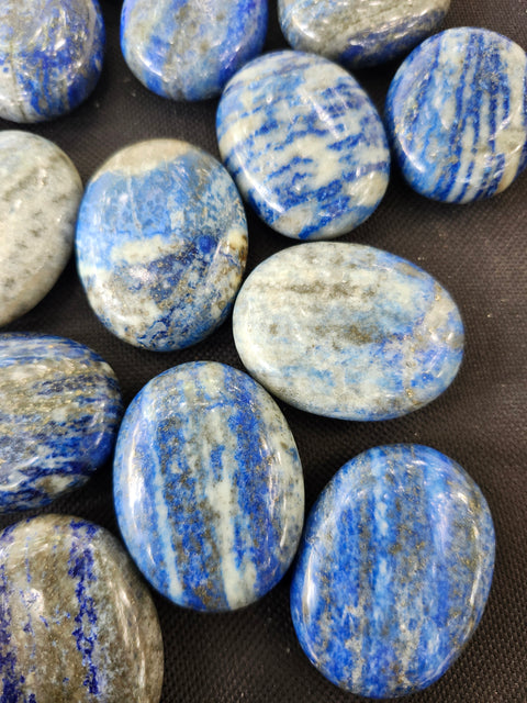 1.75 inch, 1.5 ounce Lapis lazuli palm stone