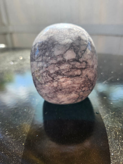 1.5 pound Pink Picasso jasper skull