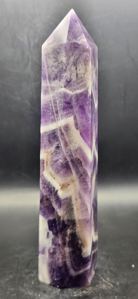 Large dream amethyst tower! 6.5 inches, 12 ounces.