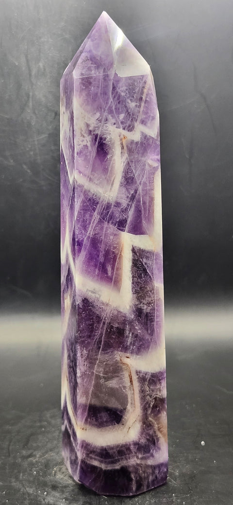 Large dream amethyst tower! 6.5 inches, 12 ounces.