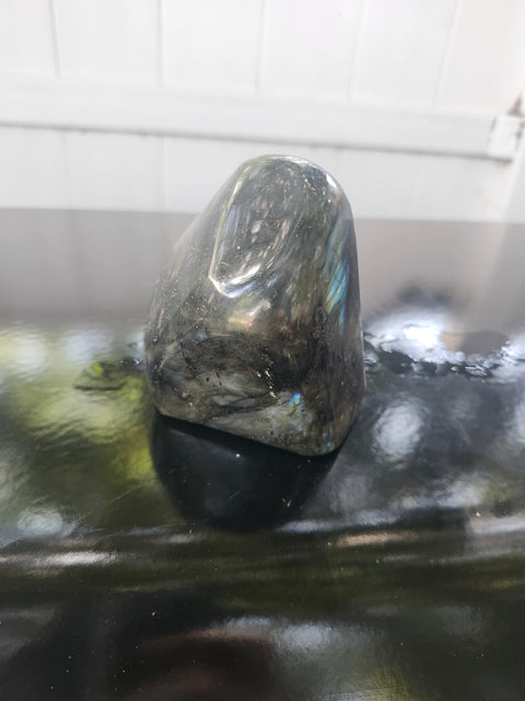 Labradorite free form! 3.42 inches tall, 2.85 inches wide, 1.2 pound