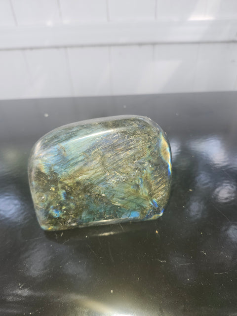 Labradorite free form! 1.2 pounds, 3.8 inches wide, 2.7 inches tall
