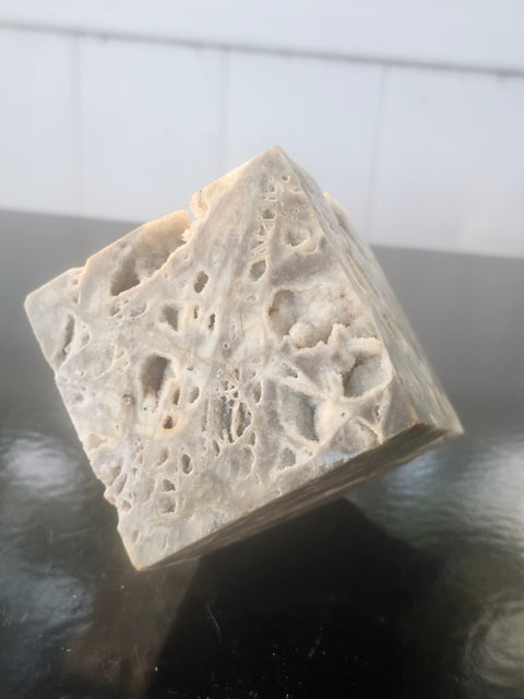 Druzy agate balancing cube! 1 pound, 2.8 by 2.7 inches