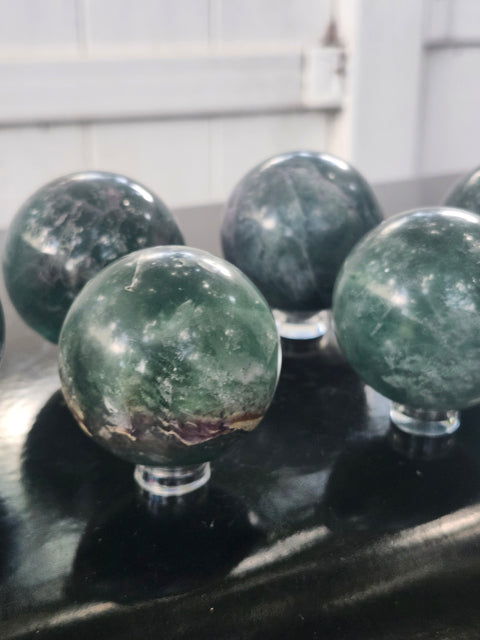Florite sphere! 6 ounces, 49mm, 1.9 inches