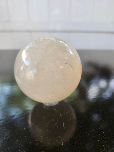 7.5 ounce, 53.8mm, 2.11 inch Clear quartz sphere