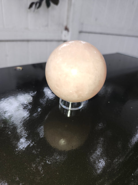 1.1, 69.8mm, 2.75 inch pound rose quartz sphere
