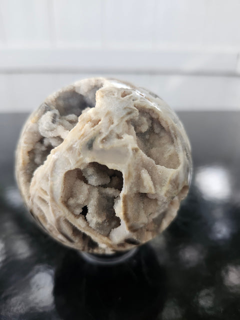 Sphalerite sphere! 12 ounces, 66mm, 2.6 inches