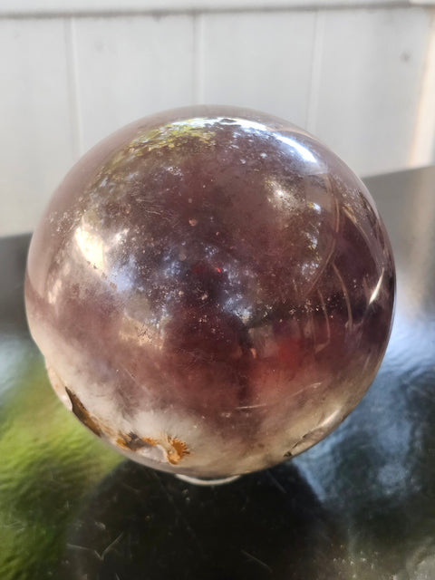 Massive druzy agate sphere! 101mm, 4 inches, 3.12 pounds
