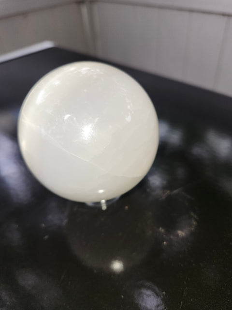 1.2 pound, 3 inch Selenite sphere
