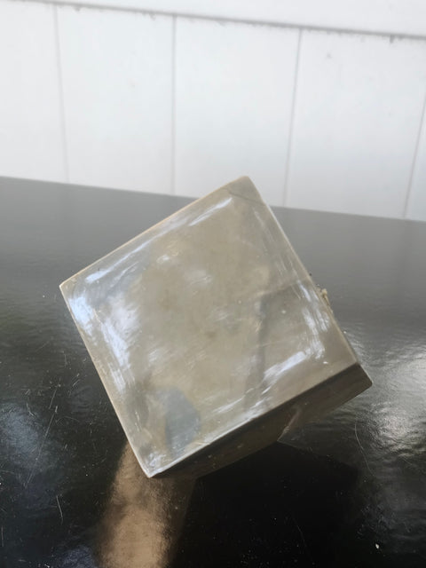 Dendritic jasper balancing cube! 1.5 pounds, 2.8 by 2.7 inch's