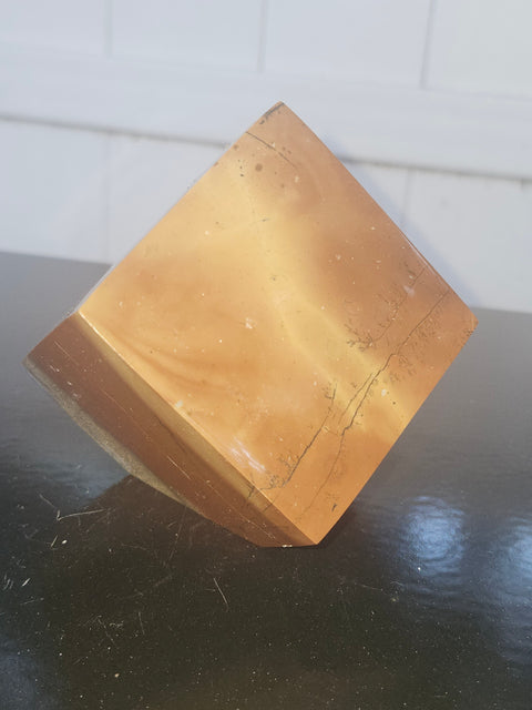 Dendritic jasper balancing cube! 1.7 pounds, 2.8 by 2.9 inches