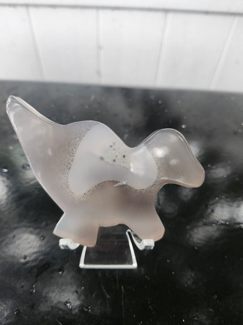 Druzy agate dinosaur! 3 ounces, 3 inches