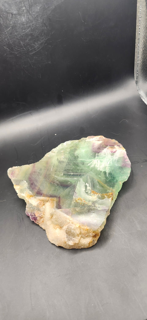 Snowflake florite slab! 14 ounces, 5 inches tall, 4.5 inches wide
