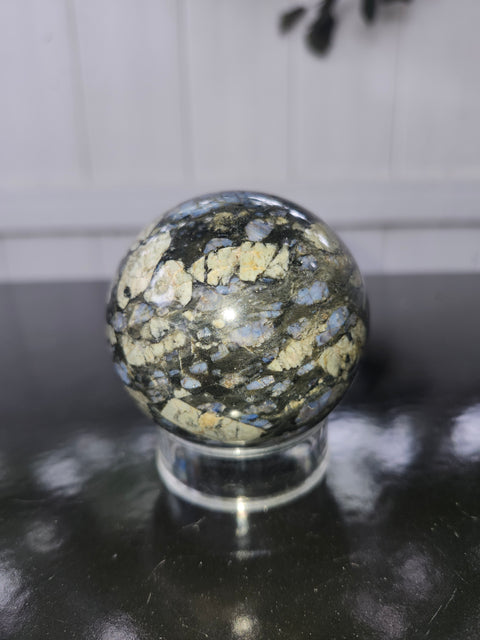 Llanite que sera sphere! 11 ounces, 60.5mm, 2.38 inches