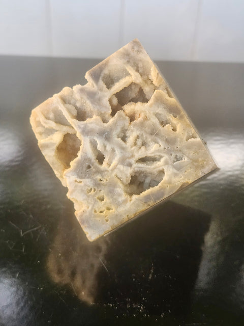 Druzy agate balancing cube! 1 pound, 2.8 by 2.7 inches