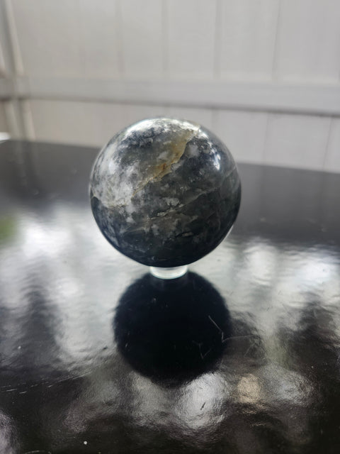 55.5mm, 2.18 inch, 8.5 ounce Serpentine sphere